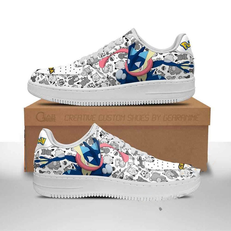 Greninja Pokemon Nike Air Force Shoes