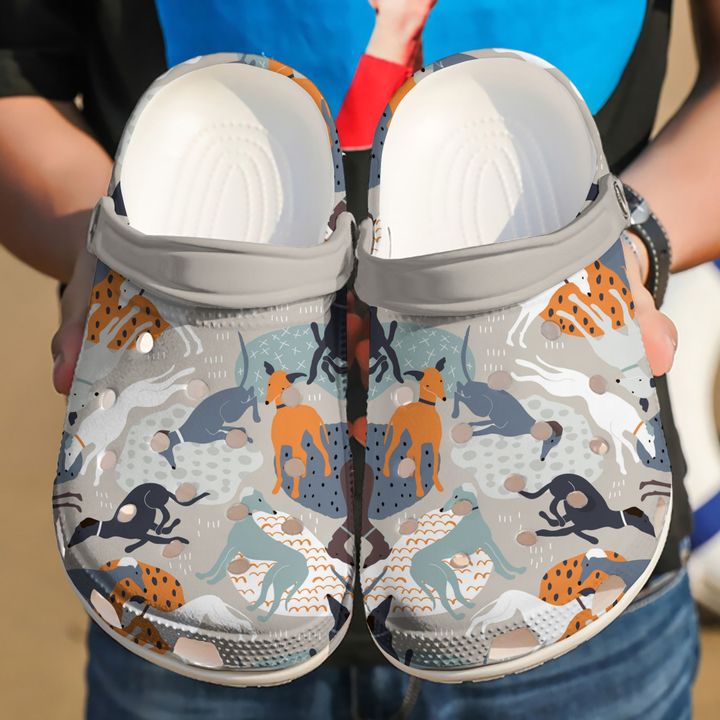 Greyhound Lovely Crocs Clog Shoes