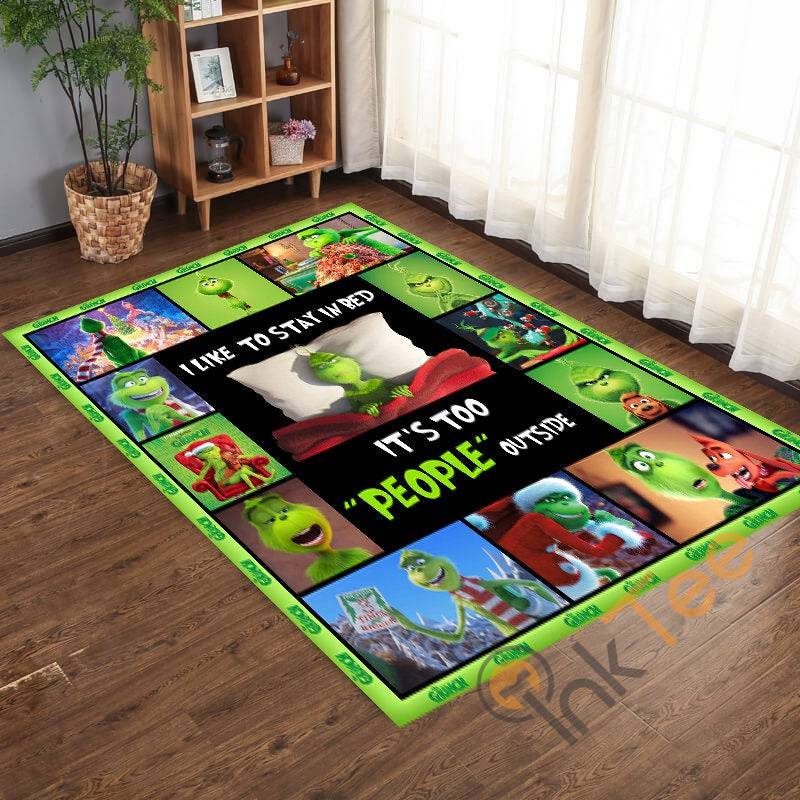 Grinch It’s Too People Outside Rug