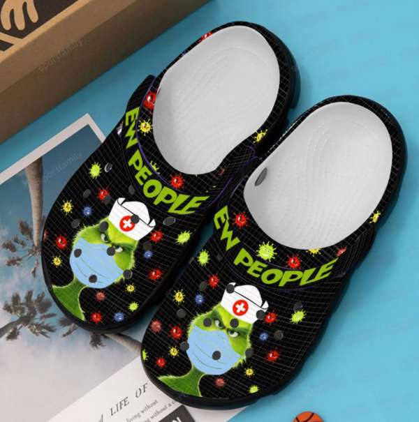 Grinch Nurse Ew People Crocs Clog Shoes