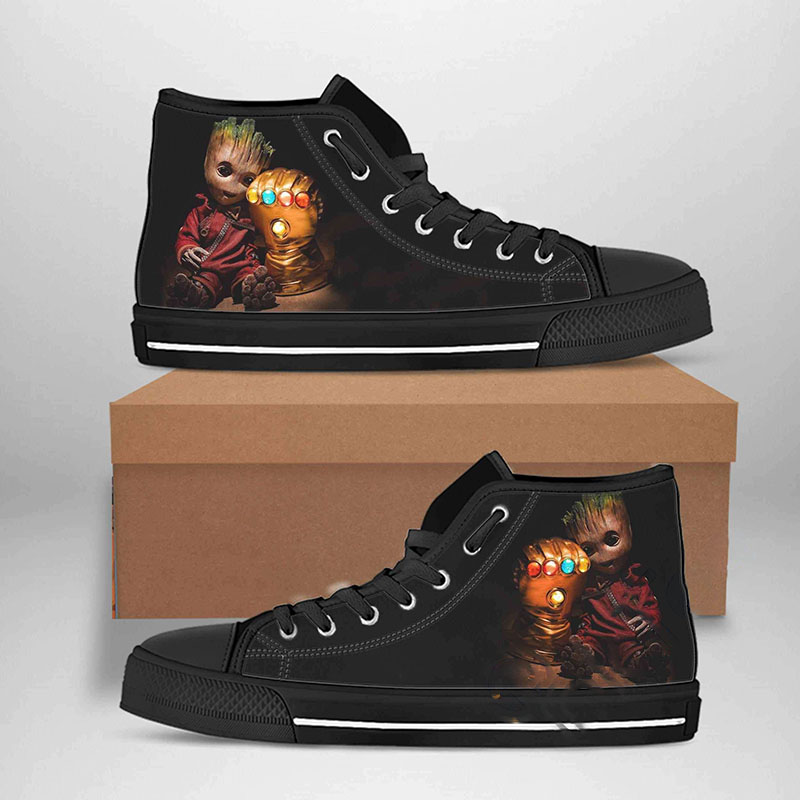 Groot Best Movie Character High Top Shoes