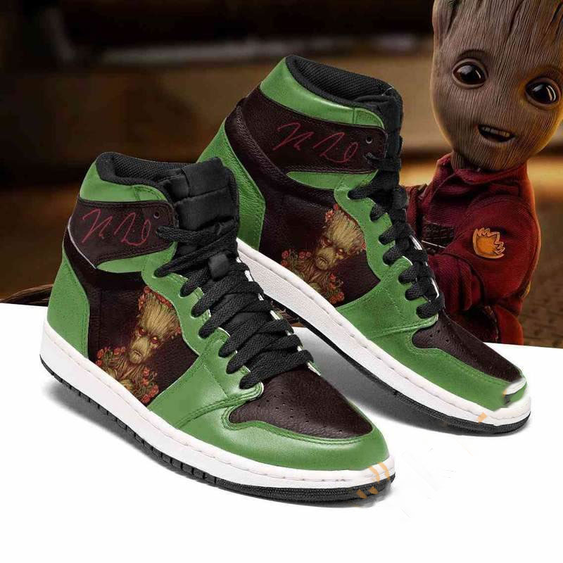 Groot Marvel Custom Air Jordan Shoes