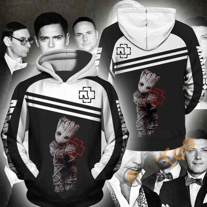 Groot Rammstein Band Fan Hoodie 3d
