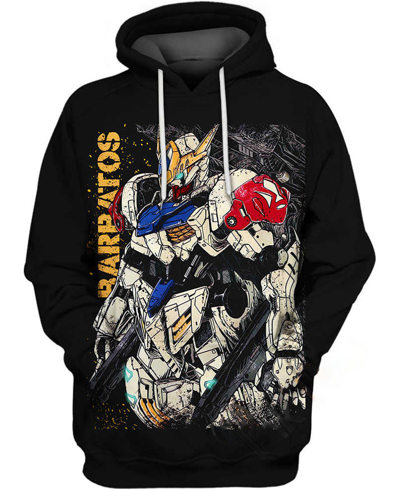 Gundam Barbatos Hoodie 3D