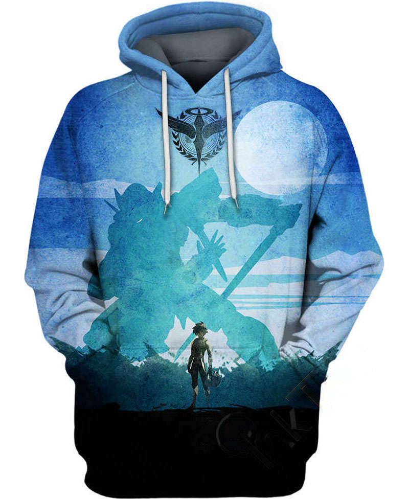 Gundam Exia Setsuna Hoodie 3D