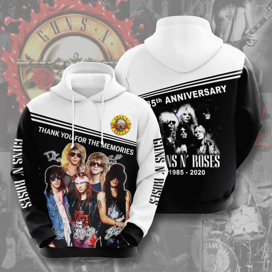 Guns N? Roses Custom Hoodie 3D