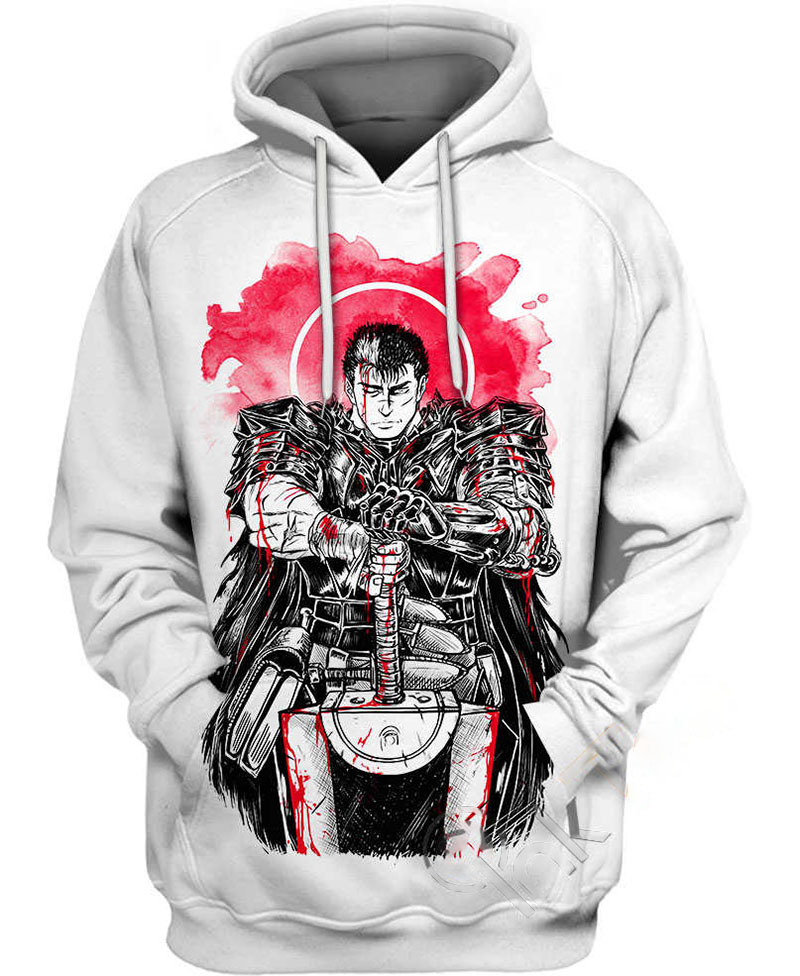 Guts Berserk Hoodie 3D