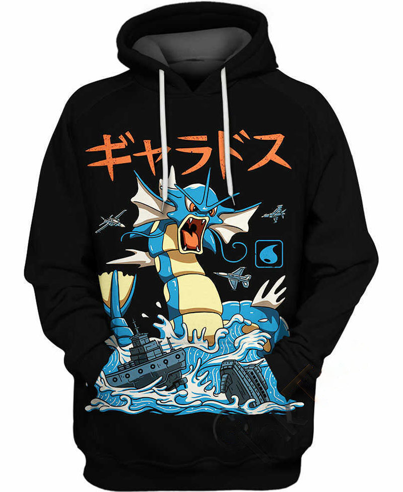 Gyarados-kaiju Hoodie 3D