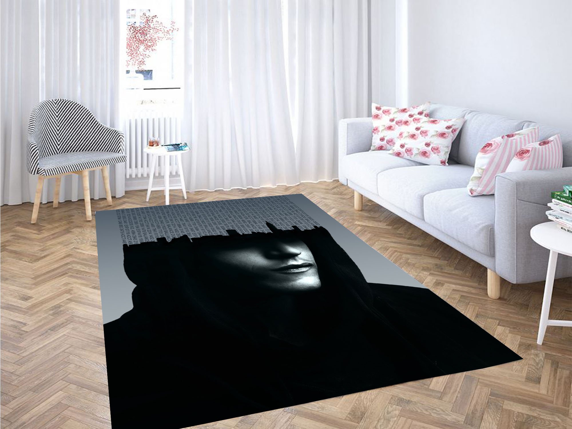 Hacker Mr Robot Rami Malek Carpet Rug