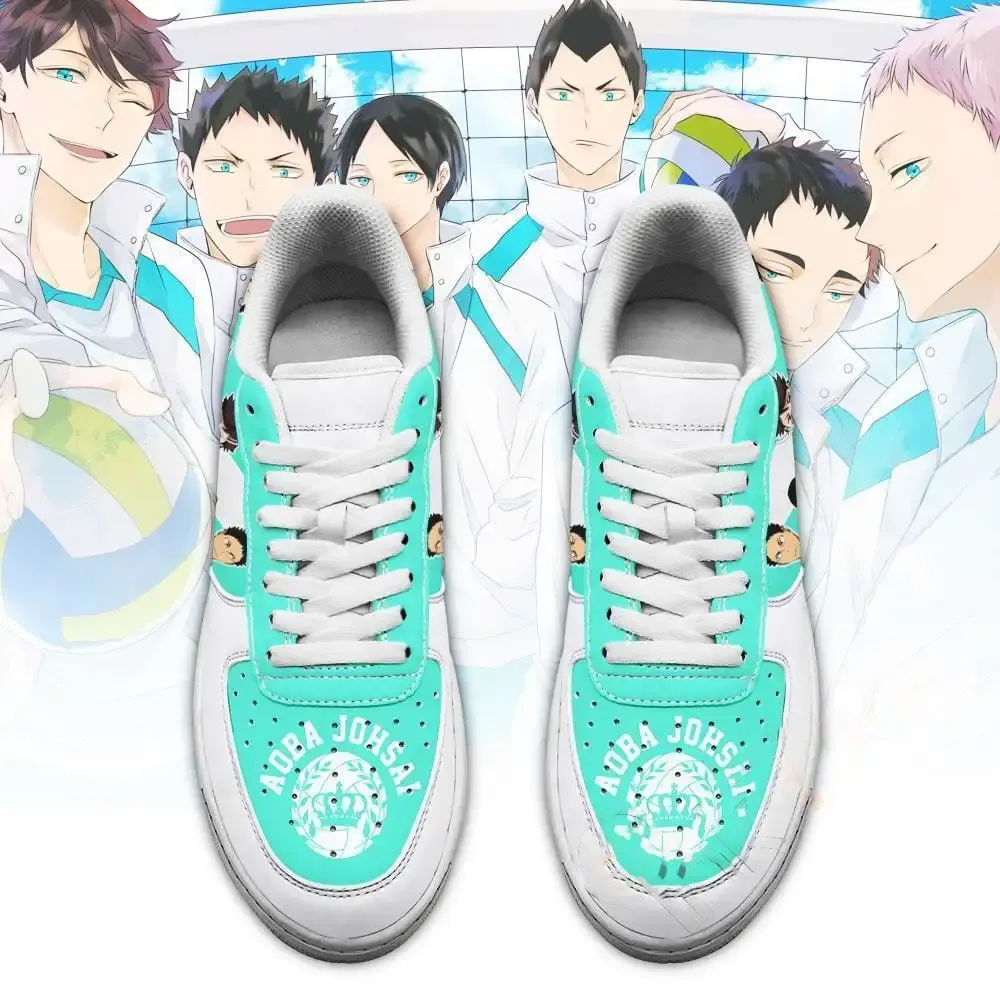Haikyuu Aobajohsai High Team Haikyuu Anime Amazon Nike Air Force Shoes