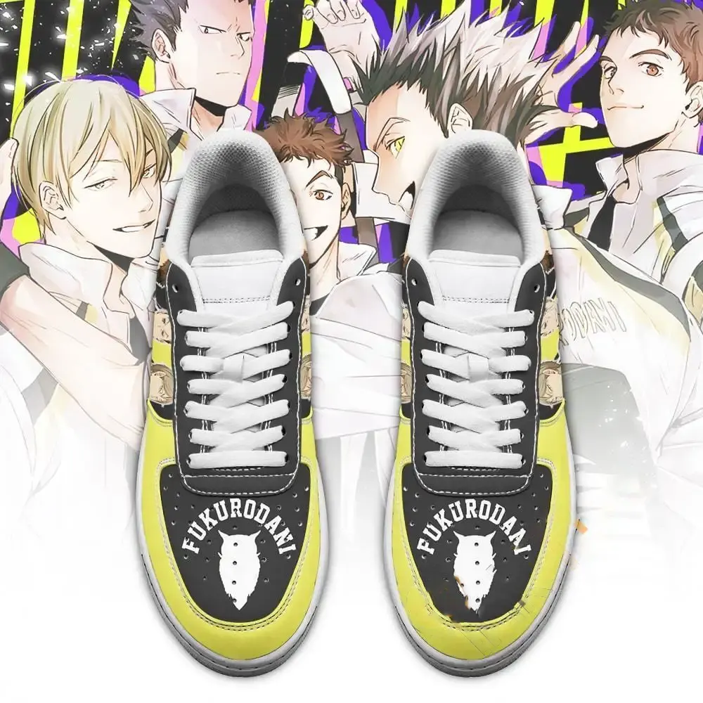 Haikyuu Fukurodani Academy Team Haikyuu Anime Amazon Nike Air Force Shoes
