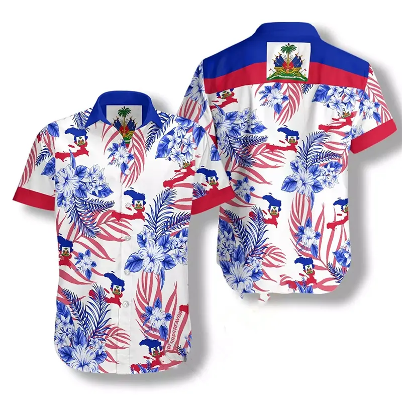 Haiti Proud Hawaiian shirts