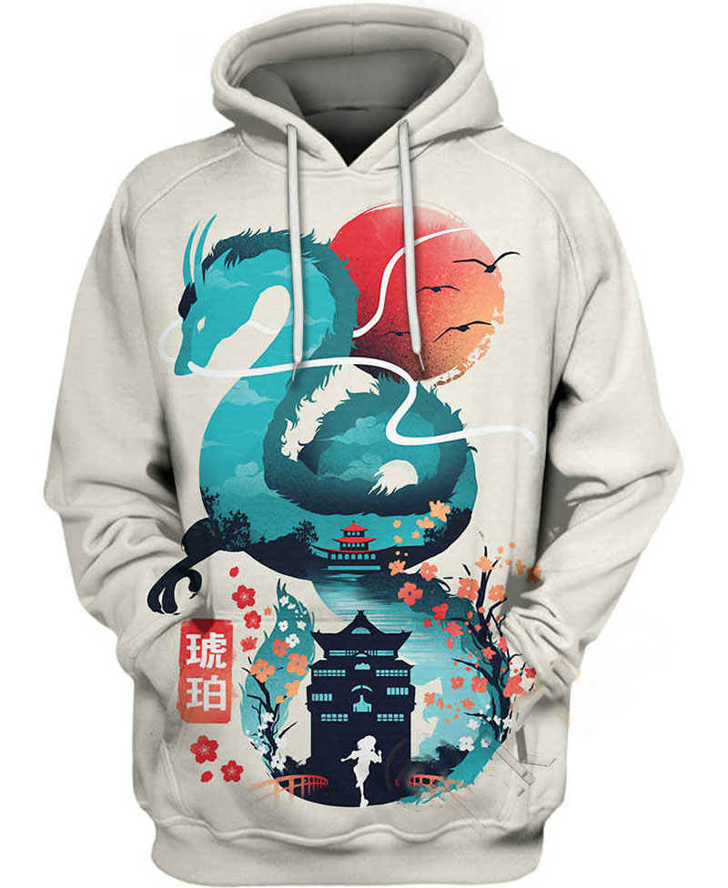 Haku Breath Of Water Hoodie 3D