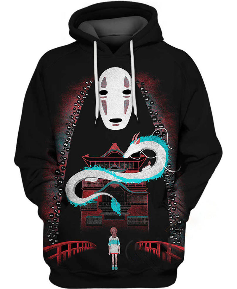 Haku & Chihiro Hoodie 3D