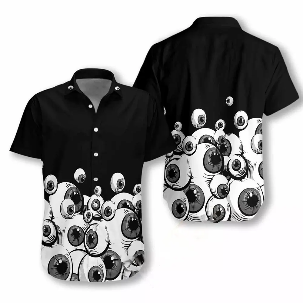 Half Shirt Scary Hawaiian shirts