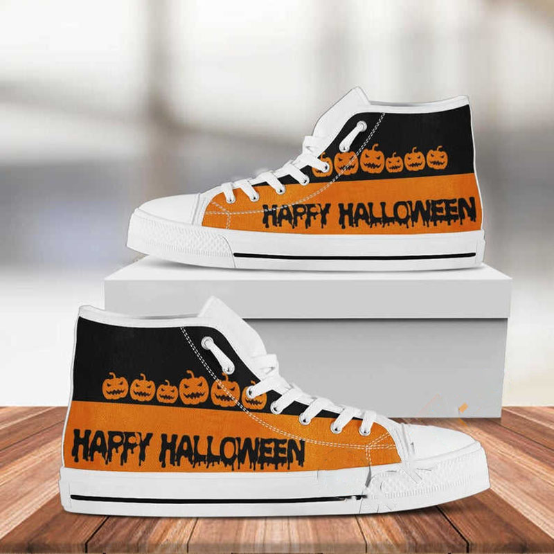 Halloween Green Custom Movie High Top Shoes
