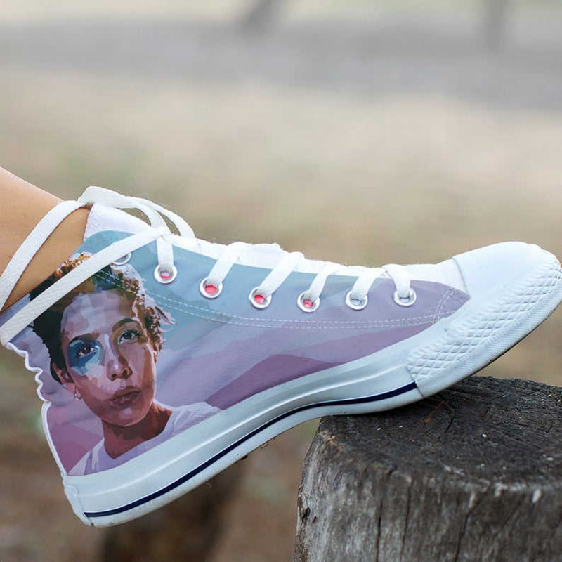 Halsey Singer Badlands Music High Top Shoes