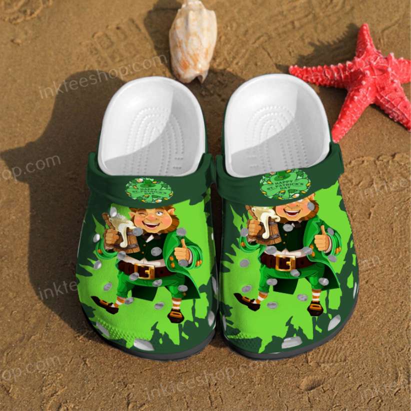 Happy St. Patrick’s Day Crocs Clog Shoes