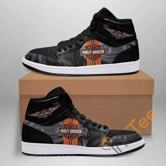 Harley Davidson Motocycle Custom Air Jordan Shoes
