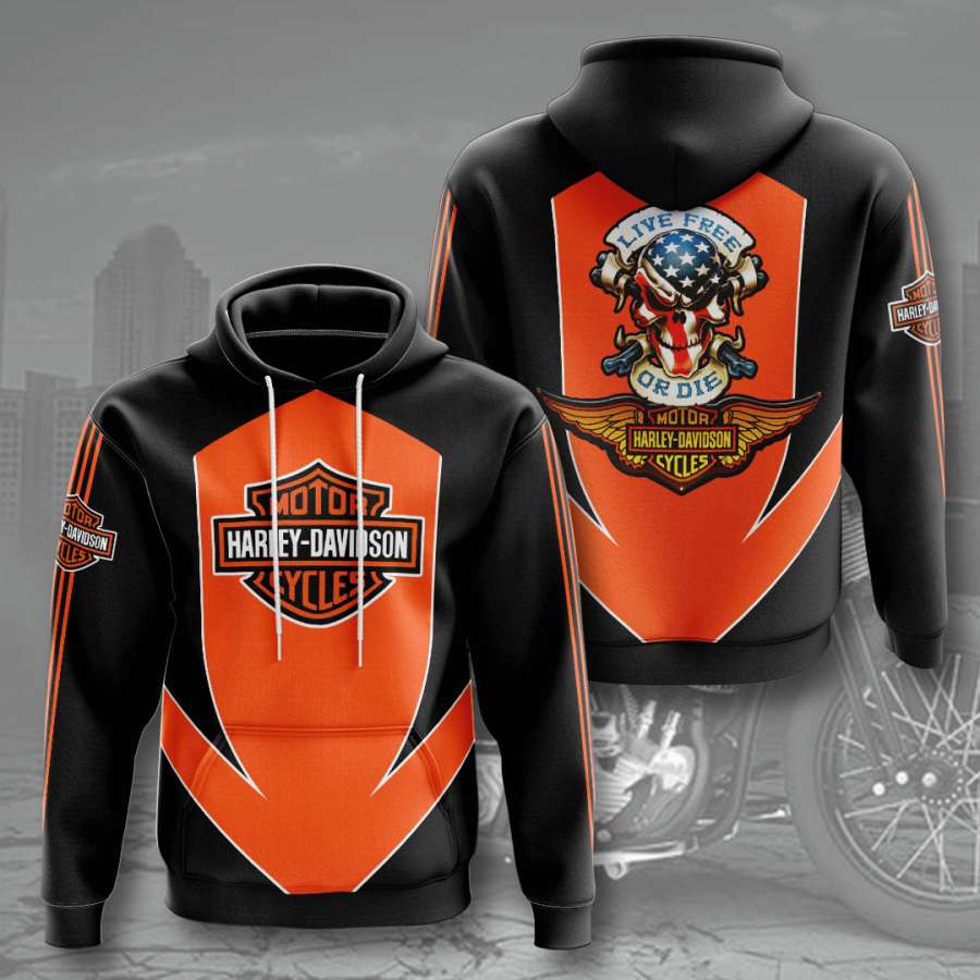 Harley Davidson Custom Hoodie 3D