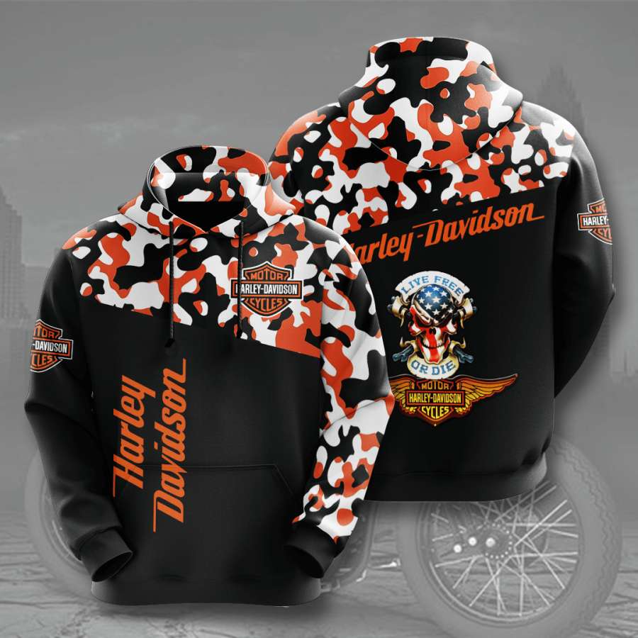 Harley Davidson Custom Hoodie 3D