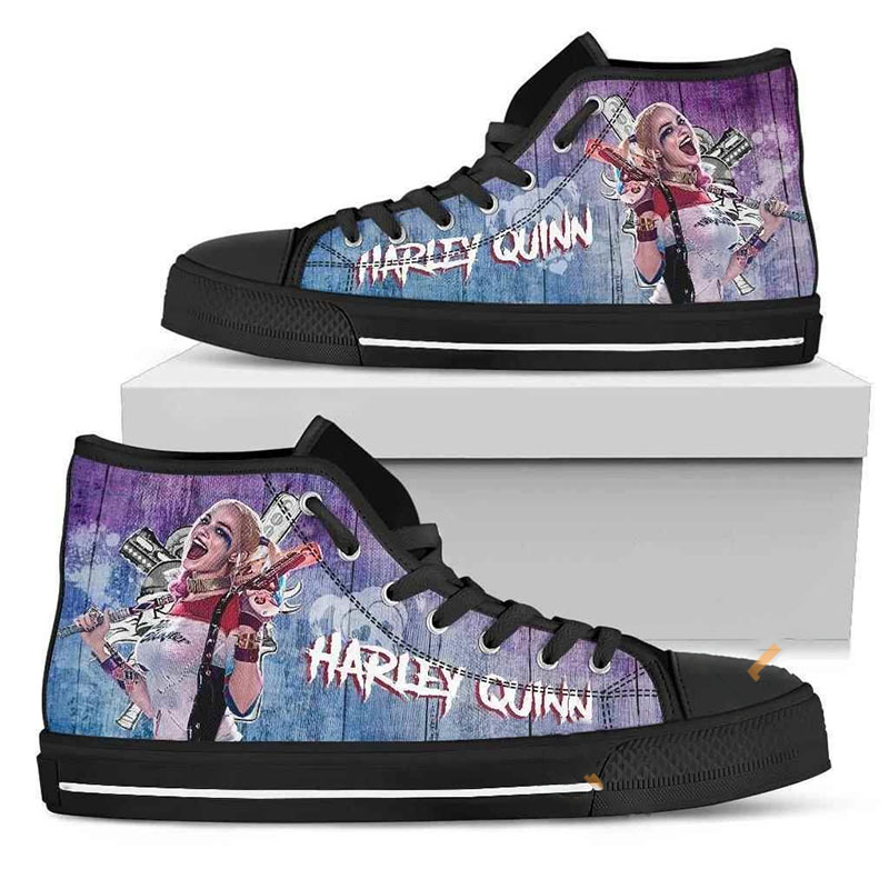 Harley Quinn High Top Shoes
