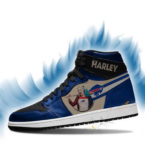 Harley Quinn Buffalo Bills Jordan Custom Air Jordan Shoes