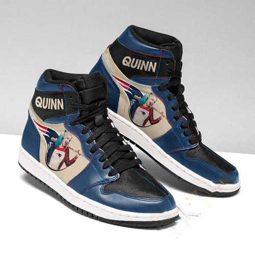 Harley Quinn New England Patriots Jordan Custom Air Jordan Shoes
