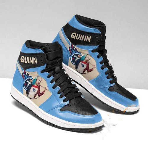 Harley Quinn Tennessee Titans Jordan Custom Air Jordan Shoes