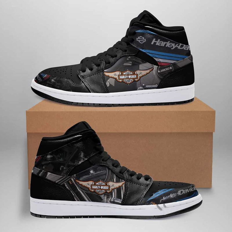 Harley-davidson Iron 2020 Custom Air Jordan Shoes