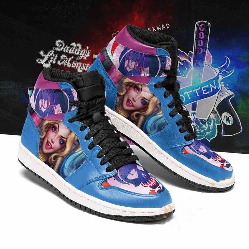Harleyquinn Dc Comics Custom Air Jordan Shoes