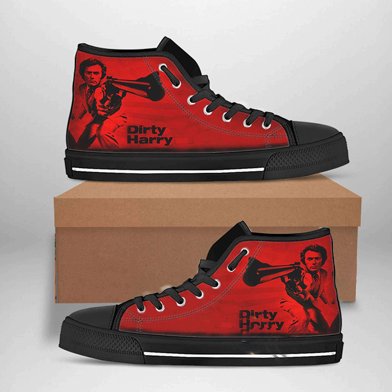Harry Callahan Best Movie Character High Top Shoes