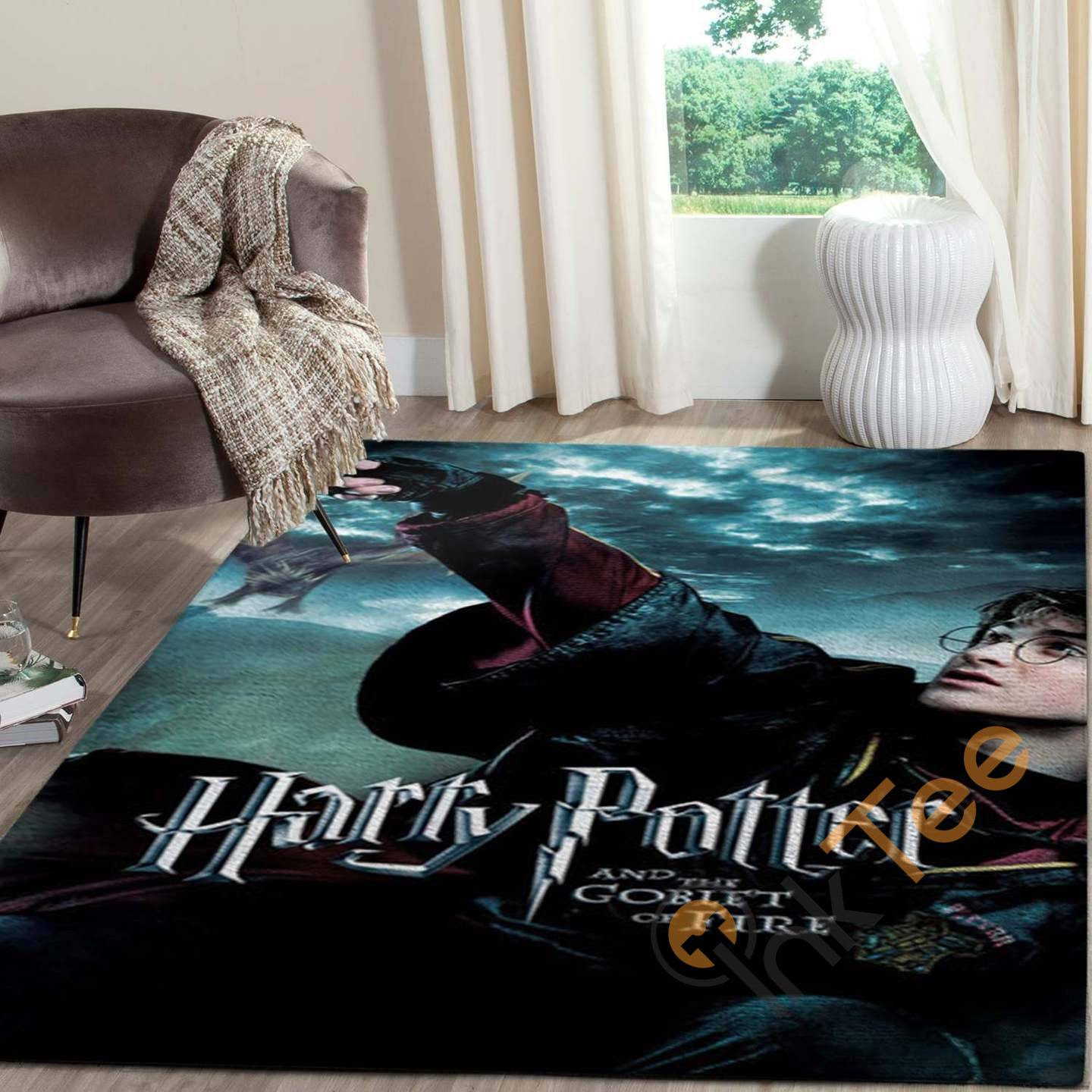 Harry Potter And Goblet Of Fire Carpet Living Room Floor Decor Gift For Potter’s Fan Rug