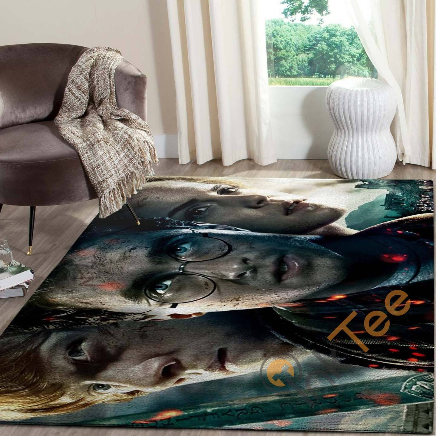 Harry Potter And Ron&hermione Carpet Living Room Floor Decor Gift For Potter’s Fan Rug