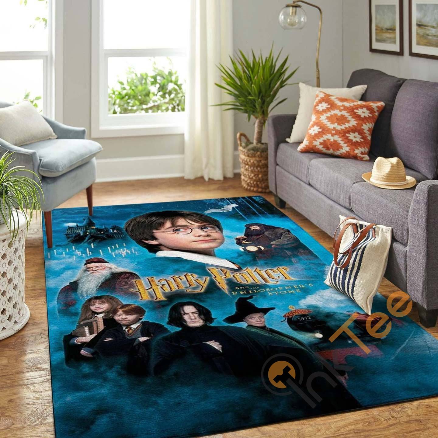 Harry Potter And The Philosopher’s Stone Carpet Living Room Floor Decor Gift For Fan Pottercolection Rug