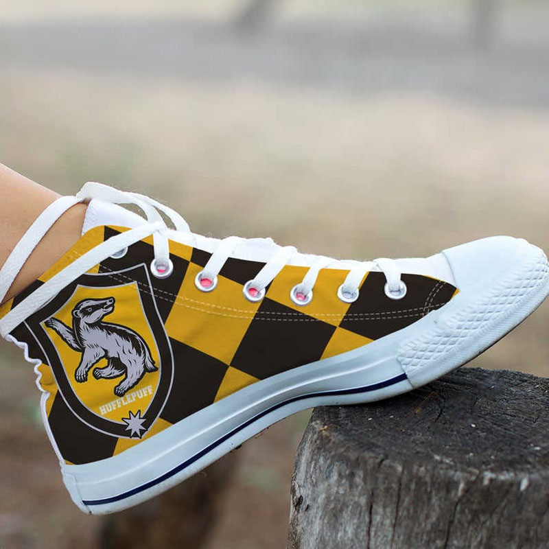 Harry Potter Custom Hufflepuff Wizards Movie High Top Shoes