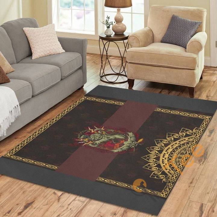 Harry Potter Emblem Living Room Carpet Floor Decor Gift For Potter’s Fan Rug