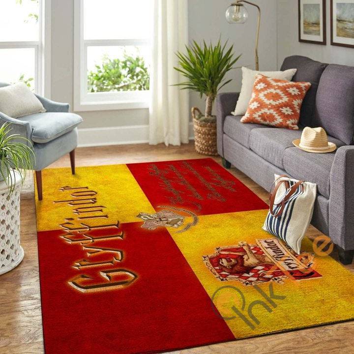 Harry Potter Gryffindor Logo Living Room Carpet Floor Decor Beautiful Gift For Potter’s Fan Rug