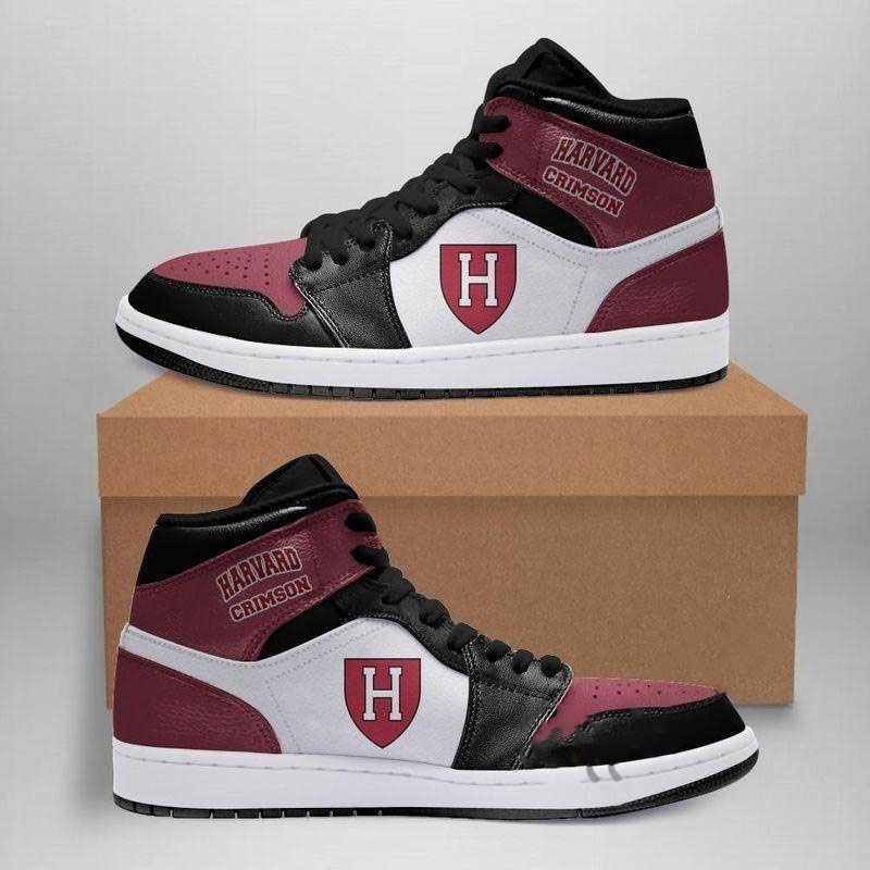 Harvard Crimson Custom Air Jordan Shoes