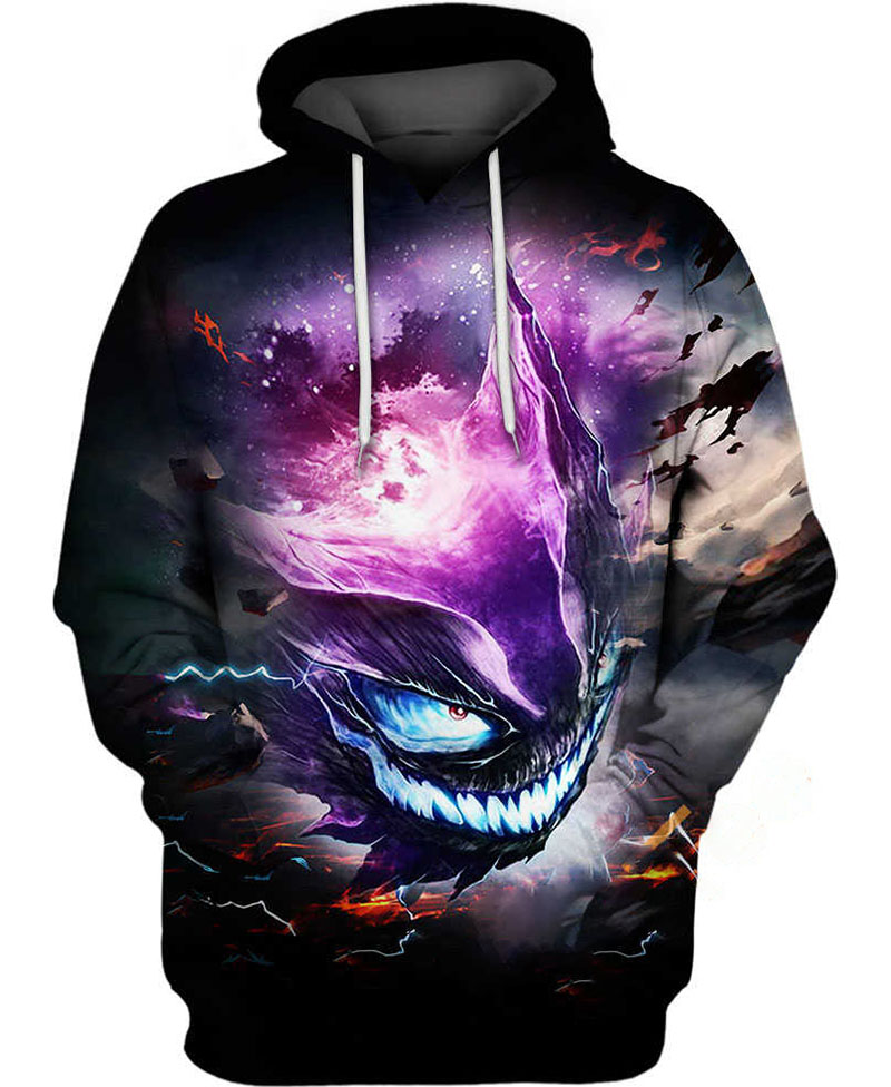 Haunter Pokemon Hoodie 3D