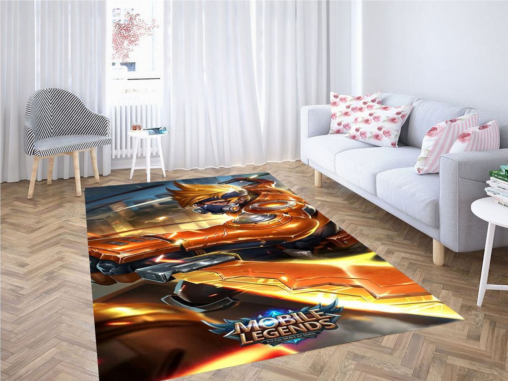 Hayabusa Skin Mobile Legends Living Room Modern Carpet Rug