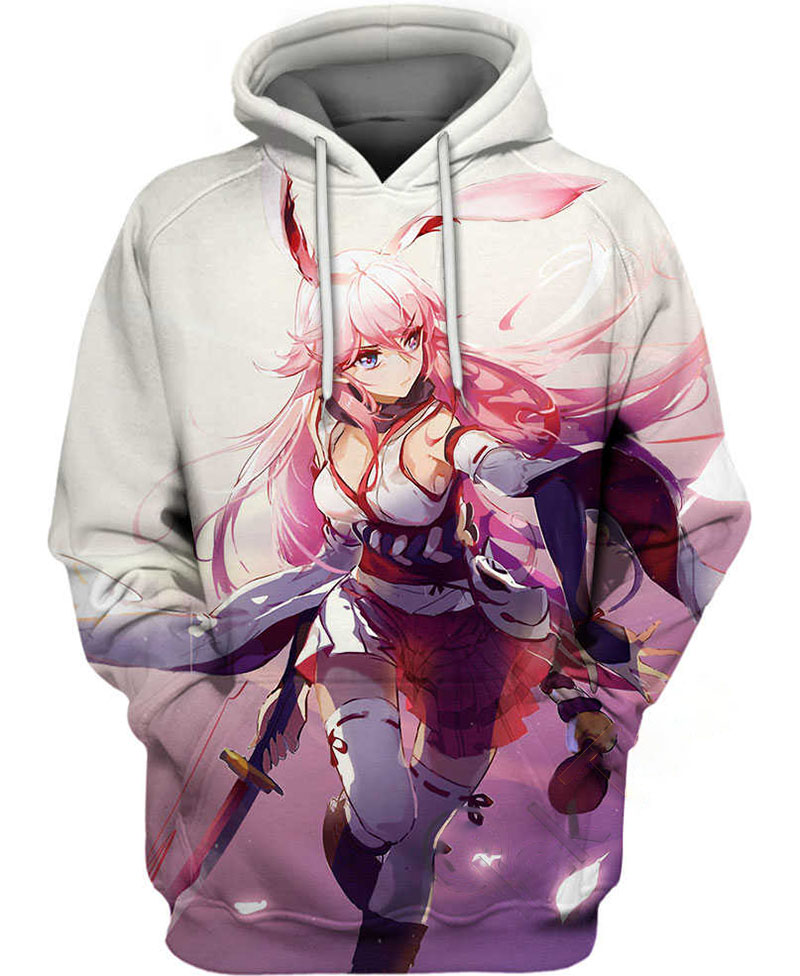 Heretic Miko Hoodie 3D