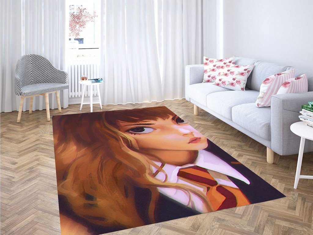 Hermione Digital Painting Living Room Modern Carpet Rug