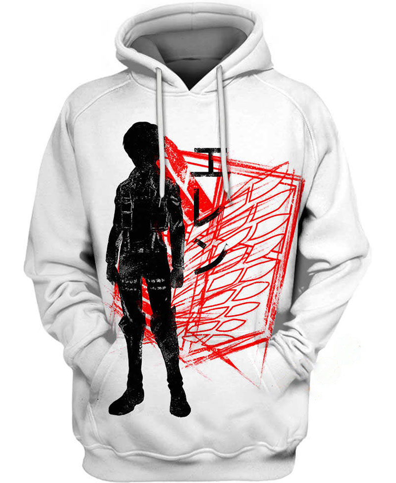 Hero Eren Hoodie 3D