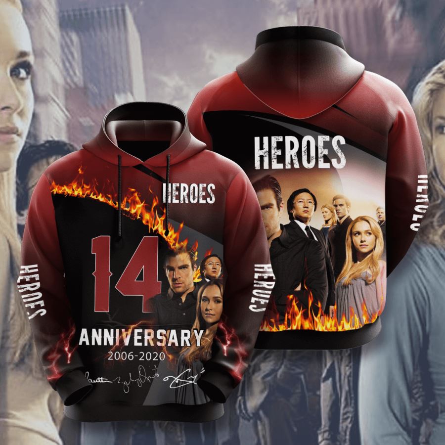Heroes Custom Hoodie 3D