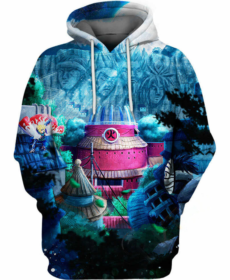 Hidden Leaf Village Hoodie 3D