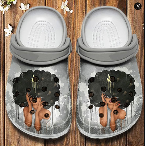 Hippie Girl Sneaker Crocs Clog Shoes