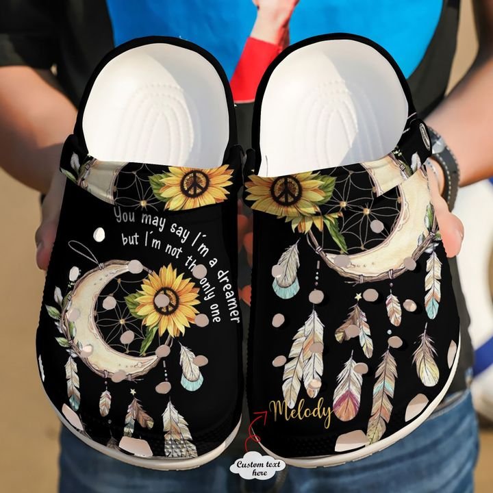 Hippie Personalized Dreamer Crocs Clog Shoes