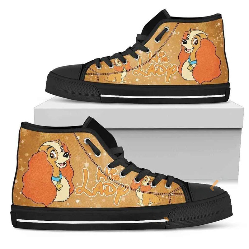 His Lady High Top Shoes