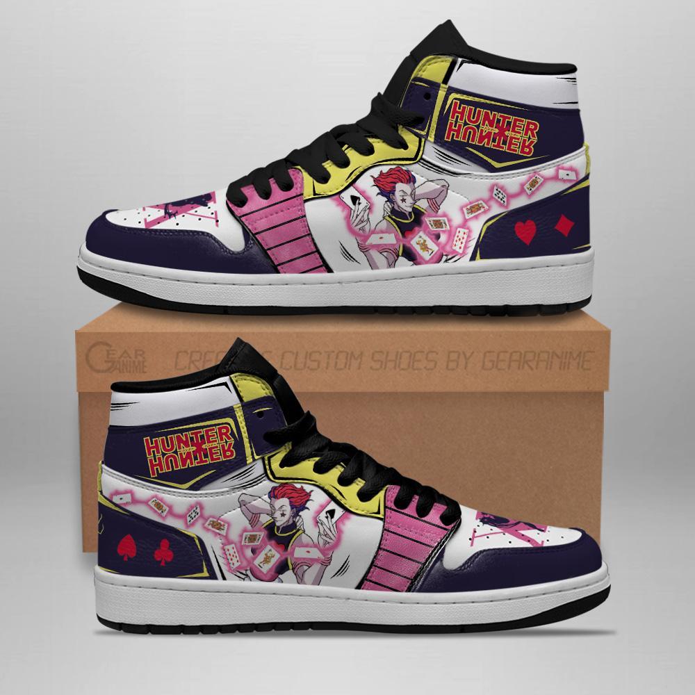 Hisoka Hunter X Hunter Sneakers Magician Hxh Anime Air Jordan Shoes